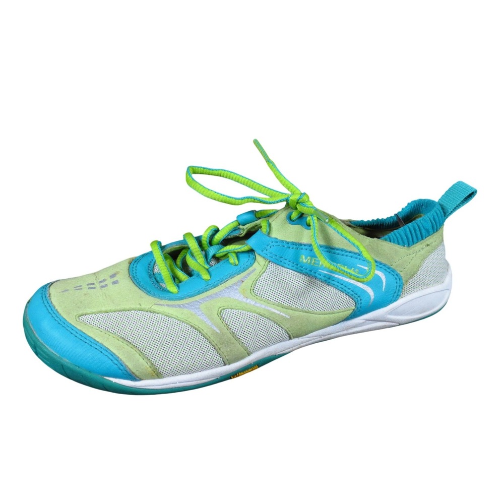 Merrell Dash Glove Calypso Womens Barefoot Running Shoe Size 8 Trail Green Teal
